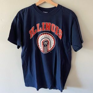 University of Illinois t-shirt, medium, 100% cotton